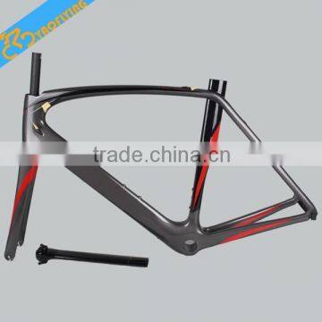 Best Selling 700C Carbon Road Bicycle Frame,high Quality China Carbon Bicycle Frame for Sale,EMS Free Shipping photo-2