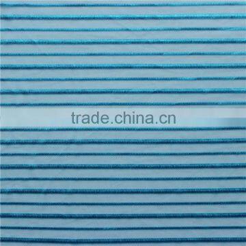 Acid Blue 100% polyester Woven Net Mesh Fabric For Clothing/Ladies Dress/Garment/Home Textile