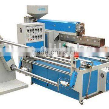 Plastic bubble film pressing machine