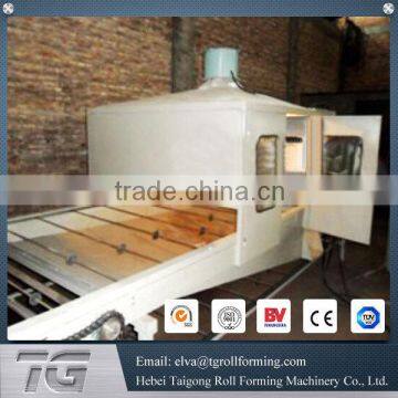 High frequency automatic stone coated metal roof tile making machine