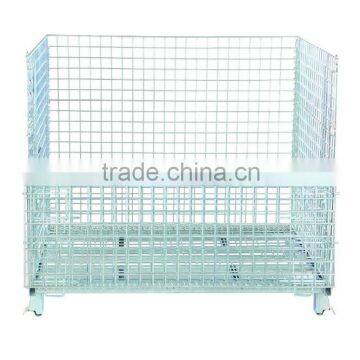 wire cage metal bin storage Mesh fabric Container box