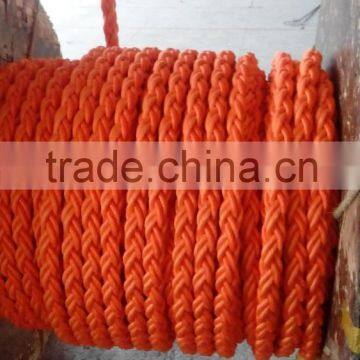 8 Plait Orange Polypropylene Mutifilament Ropes photo-2