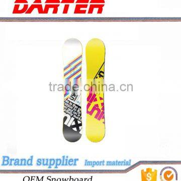 Hot selling all mountain flat camber race snowboard in low price