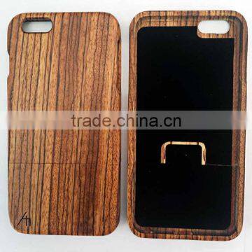 for iphone 6plus zebra wood case