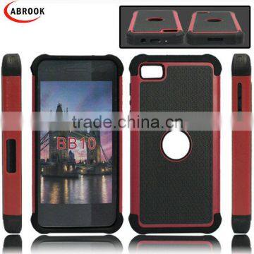 robot style holster soccer texture combo cell phone case for Blackberry Z10