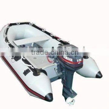 inflatable aluminum floor fishing boat