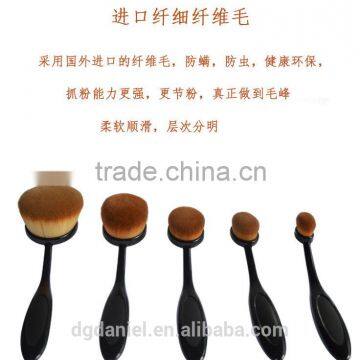 10pcs Oval Shape Toothbrush Stype BB Cream Makeup Brush Set