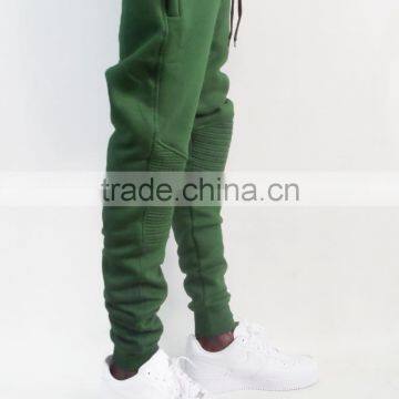 Green Biker ZIP JOGGER Man Pants Moto Jogger Pants Gym Pants (lotbike082) photo-3