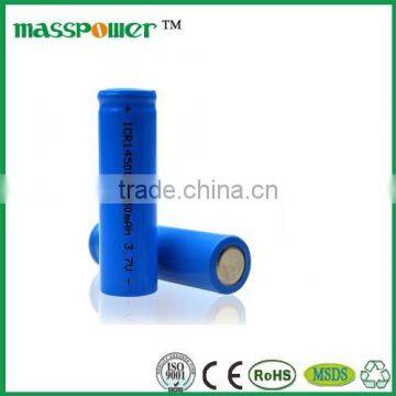 BMS Battery 3.7v icr 14500 li-ion rechargeable battery