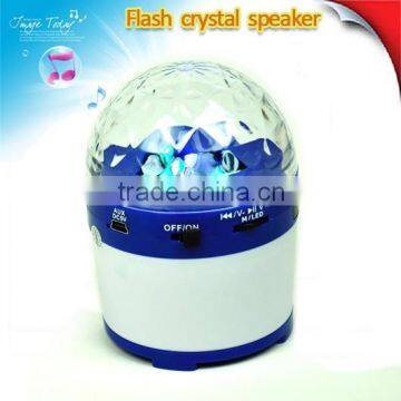 portable mini crystal digital speaker