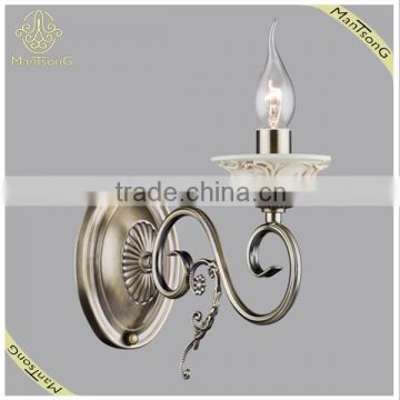 2016 New Pattern Iron/porcelain Antique Color Sconce Lamp for Hotel/Restaurant