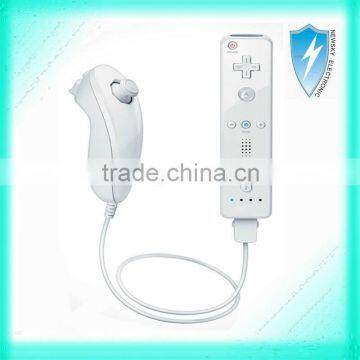 Remote and nunchuk controller with motion plus for Nintendo WII