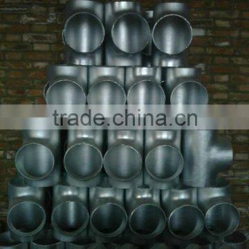 cangzhou galvanized carbon steel equal tee