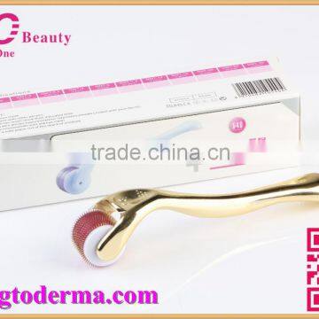 GTO New Designed Gold Handle 540 Count Titanium Microneedle Derma Roller photo-5