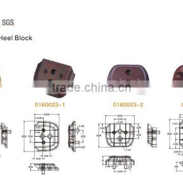 plastic hinge heel block