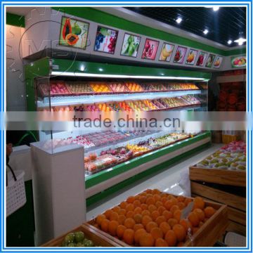 meat fruit vegetable using display fridge / commercial refrigerator / cooler display