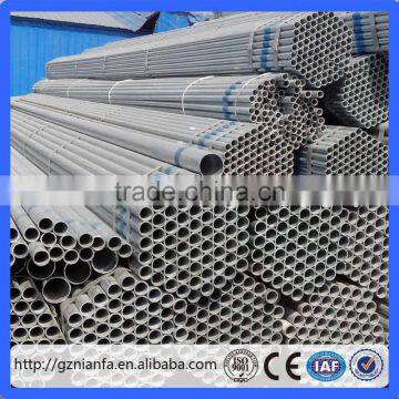 3/4" 1" 2' 3"4"chain link fence galvanized steel post (guangzhou factory)