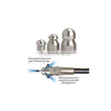 Stainless Steel pipe cleaning nozzle for garden hose