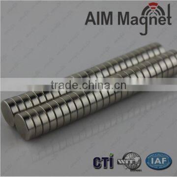 D15 x8mm disc magnet coted nicel with High Performance