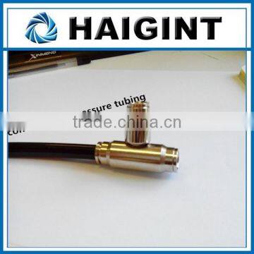 E0394 High Pressure Push-in Tee Connector Brass With Nickel Plated for Connecting Nylon Tubing and Stainless Steel Tubing photo-2