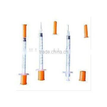 disposable insulin syringe