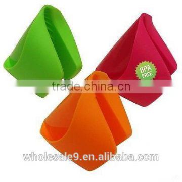 Double silicone heat resistant animal shape pot mitts