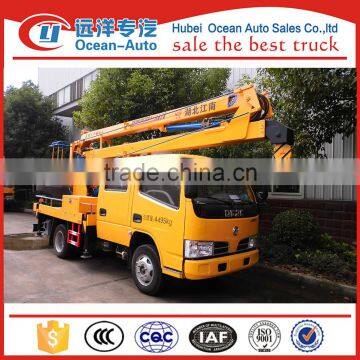 12m Dongfeng new condition Double Cab elevating platform truck for sale