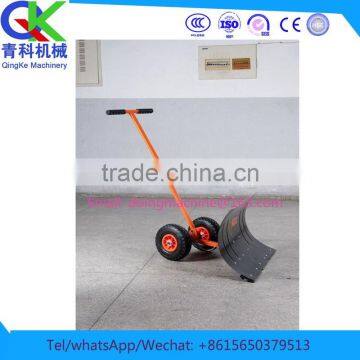 Adjustable Blade and Handle Snow Shovel With Wheels photo-4