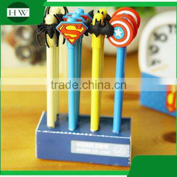 Promotional Wholesale Cheap Funny School Office Stationery Mini Plastic Cartoon League of Legends Roller Ball Point Pen photo-5