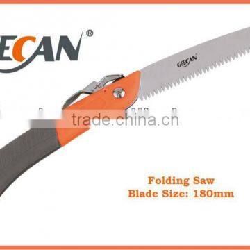 high carbon steel plastic handle folding saw