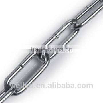 Linyi Factory Zinc Plated Hardware Welded DIN763 Link Chain