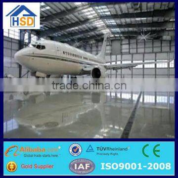 prefab steel structure portable workshop plant aircraft arch hangar