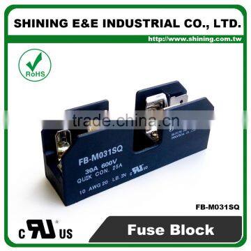 FB-M031SQ Equal To Bussmann 600V 30 Amp 1 Pole 10x38 Midget Fuse Holder