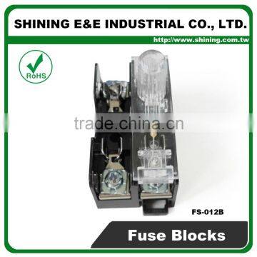 FS-012B 35mm Din Rail Mounted 600V 10A 2 Pole Midget Fuse Base photo-6