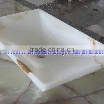 Top Quality WHITE ONYX SINKS BASINS COLLECTION photo-6