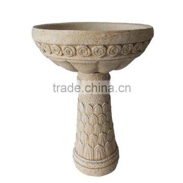 Cement Granite Birds Baths Carving for Garden Using photo-4