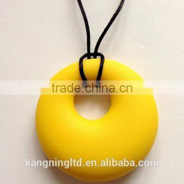 Silicone Baby Teething Necklace&Silicone Autism Chewing Sensory Pendant&Silicone Baby Chewing Necklaces photo-2