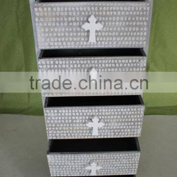 Unfinished Reclaimed Primitive Wood Carving Furniture for 5 Hole photo-4