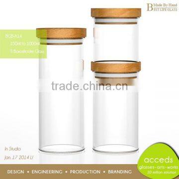 Personalized Round Shape Borosilicate Glass Candy Jar photo-6