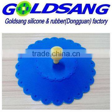 Customized Design Silicone Cup Lid FDA Certification Detachable Handle photo-2