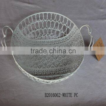 Metal Wire Basket With Handle photo-3