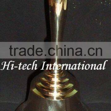 Metal Hand Bell,Polished Brass Hand Bell,Brass Hand Bell,Designer Hand Bell