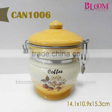 Porcelain canister jar for wholesale