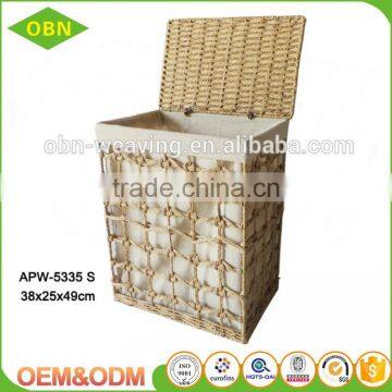 Wholesale Customized China High Quality Cheap Fabric Hole Weaving Vintage Hamper photo-3