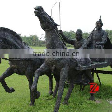 bronze large outdoor horse sculpture