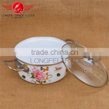 High Quality Printing Gift Promotion Hot Item Enamel/ Ceramic Casserole Pot /Cookware Set photo-6