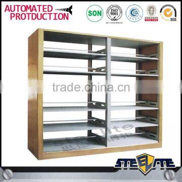Factory Best Price Library Furniture Metal Book Shelf /wooden Book Shelf in Bookcase photo-6