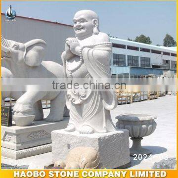 Natural Granite Laughing Buddha Carving