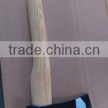 hatchet with wood handle