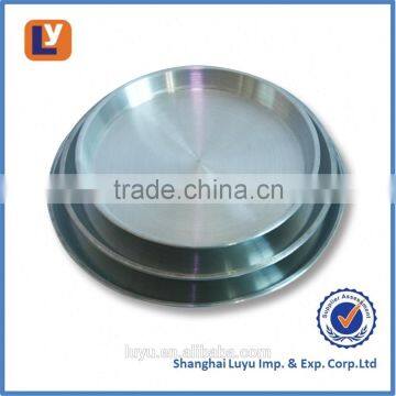 ALUMINIUM SANDING SHALLOW ROUND PLATE photo-2